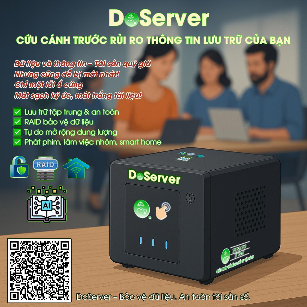 🗂️ DoServer – Cứu cánh trước rủi ro thông tin lưu trữ của bạn!